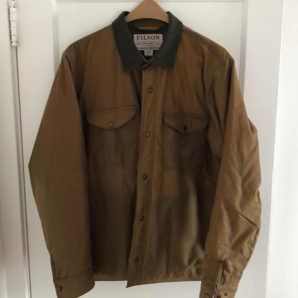 Insulated heavyweight shirt jacket